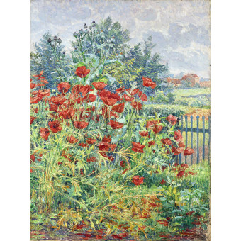 РЕПРОДУКЦИИ НА КАРТИНИ Поле с макове (1918)